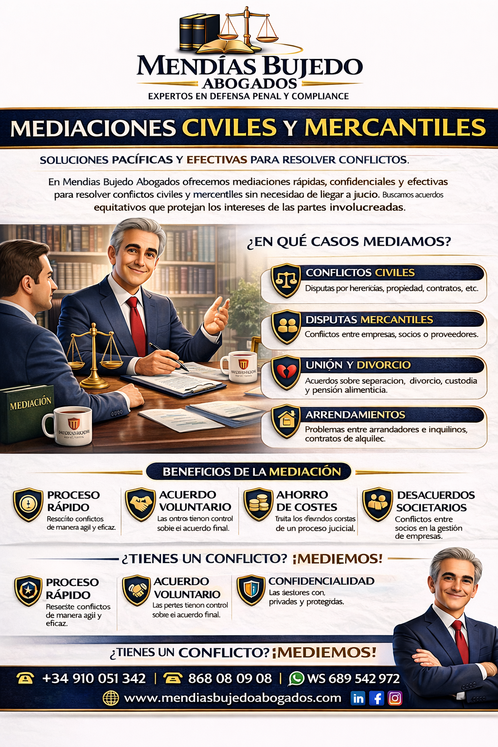 Mendías Bujedo su mediador de confianza